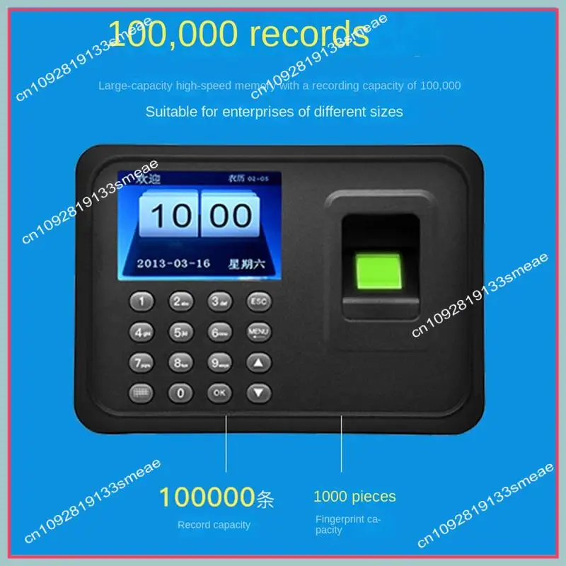 N94R Plastic Attendance Machine Biometric Attendance System 1000 Fingerprint Capacity Support USB Driver Download AU Plug