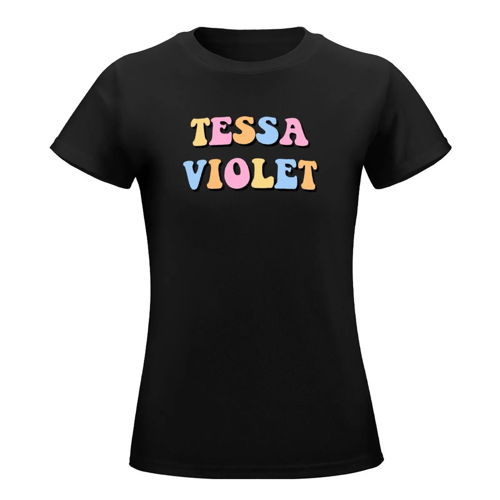 Tessa Violet T-Shirt Aesthetic clothing Short sleeve tee Women's tops