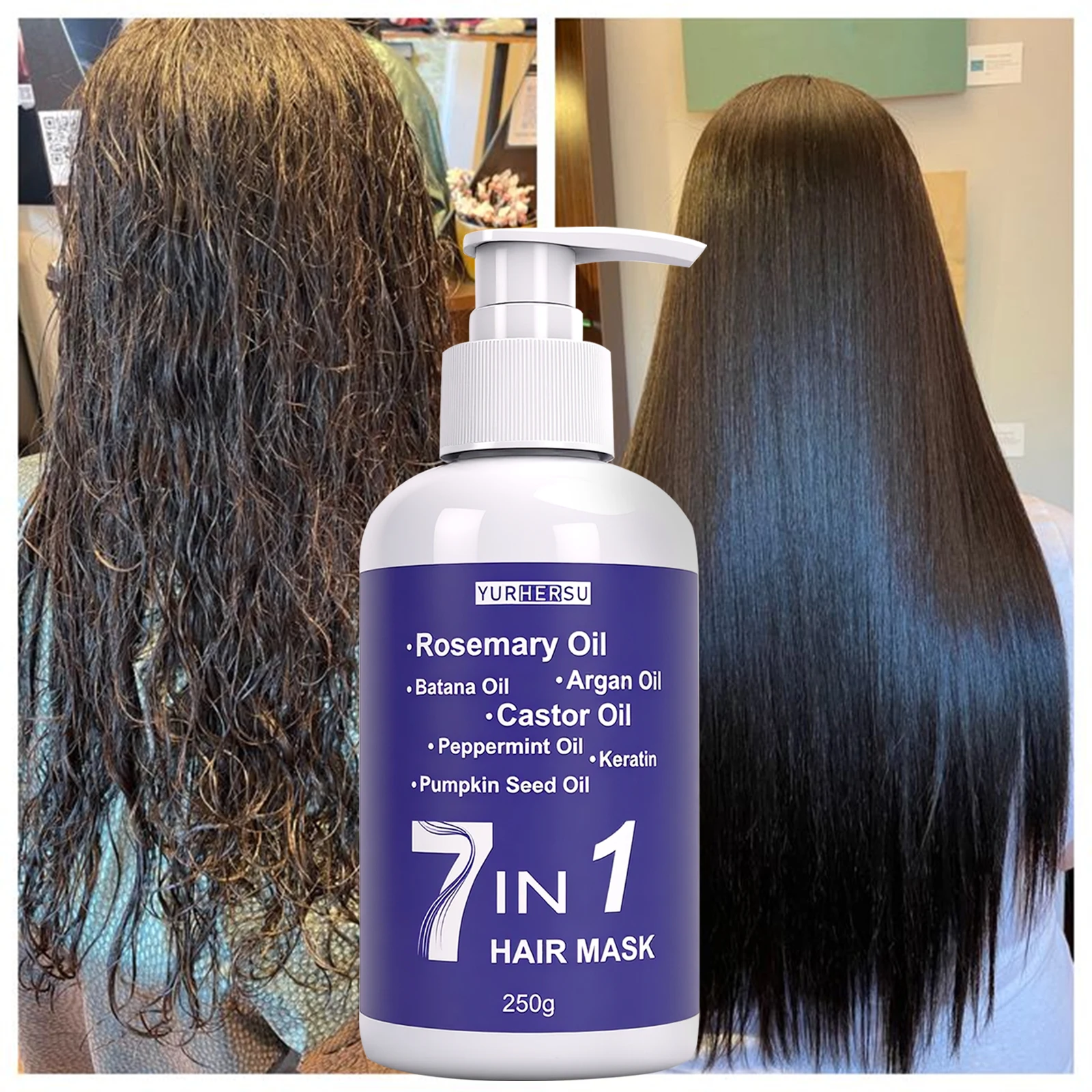 

Маска для волос 7IN1: еженедельная церемония обновления волос