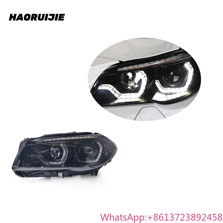 

For F10 Headlight for 11-13 BMW 5 Series F10 Headlight Assembly Upgrade F18 Streamer Steering LED Spoon Day Running Light