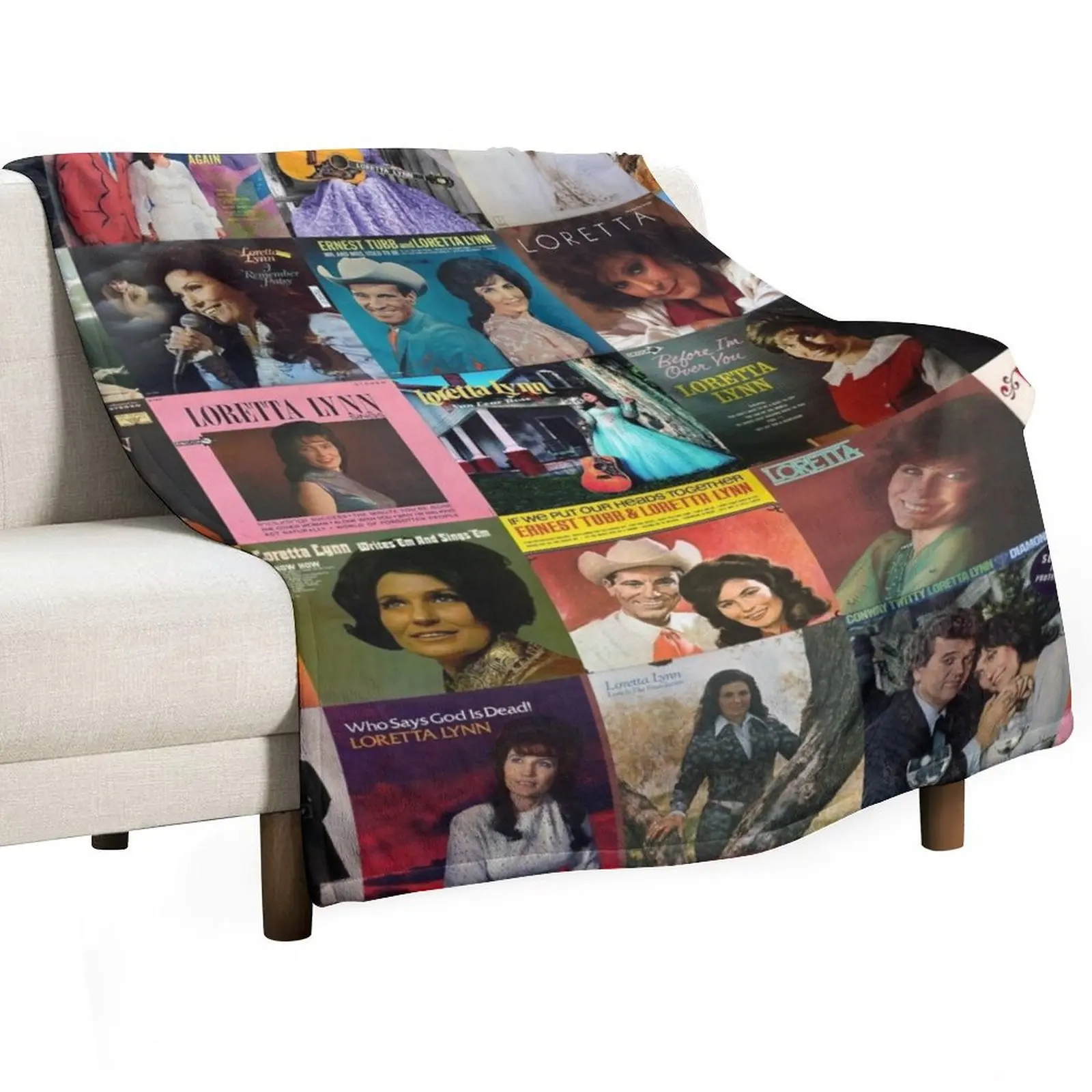 

Loretta Lynn Albums Quilt For Fans Ver 25 Throw Blanket Giant Sofa For Decorative Sofa Hair Blankets