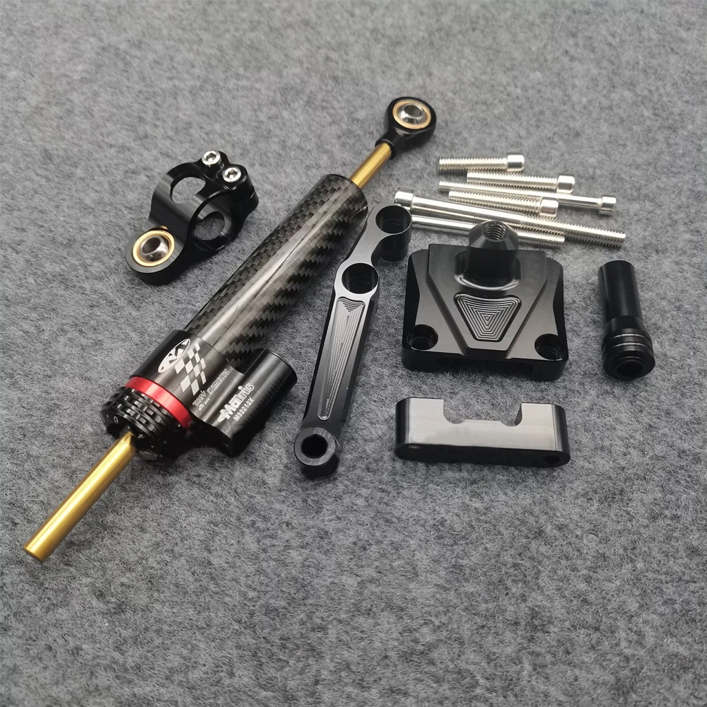 

Ninja 300 EX 300 For Kawasaki EX300 NINJA300 2013-2017 2016 2015 CNC Adjust Steering Damper Stabillizer Bracket Kit Set Mount