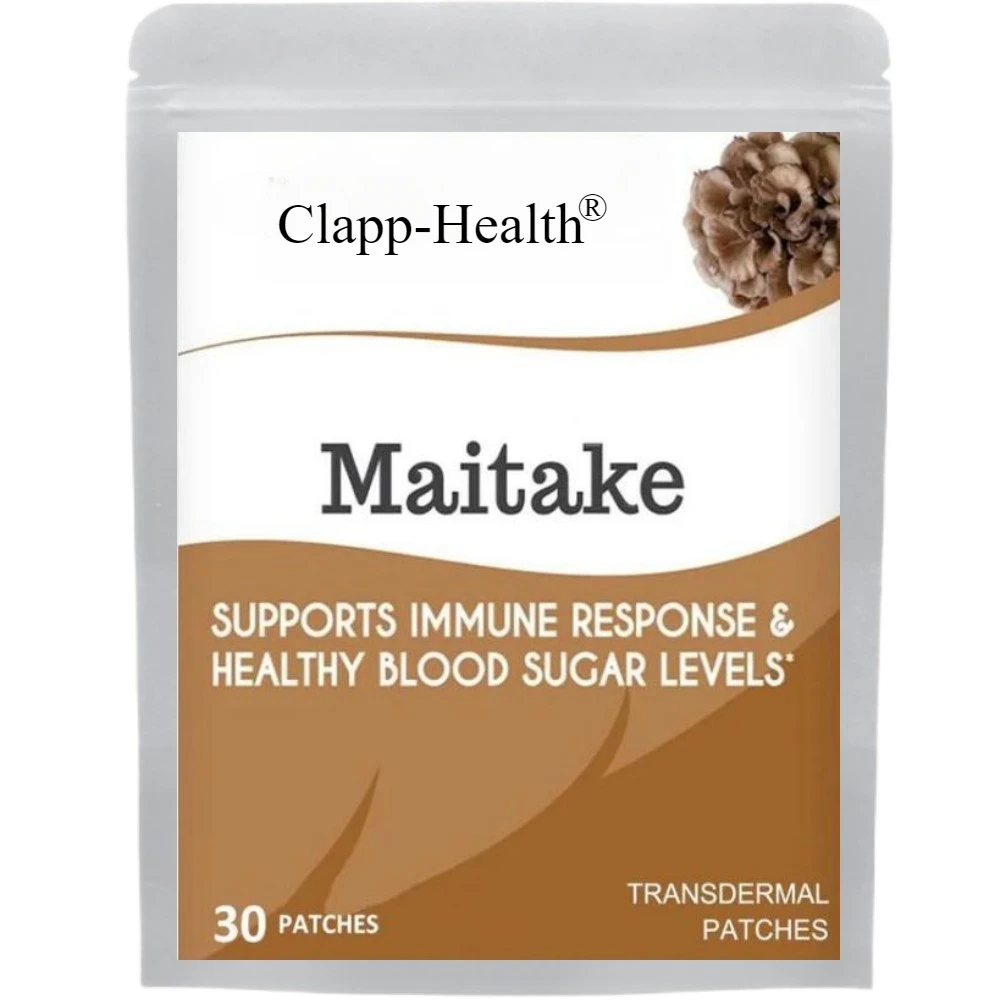 30 Patches Maitake Mushroom Transdermal Patches For Immune System Support, Stress Relief, Build Energy, Strength Booster