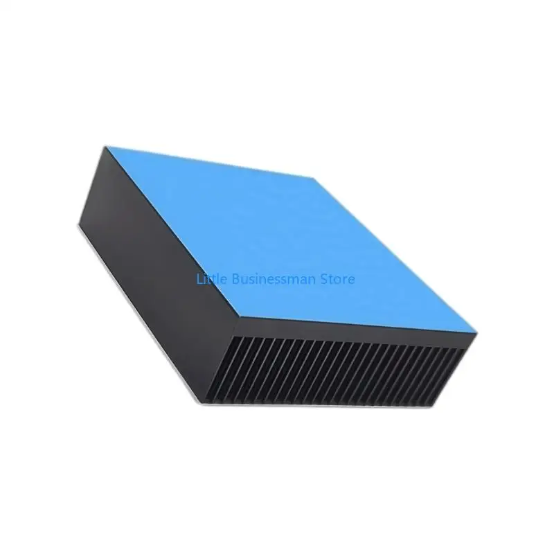 Platinenkühlung, Aluminium-Kühlkörper, 90 x 80 x 27 mm, passiver AL6063-Block für elektronische Reparatur und Geräteservice M76A – Detail 7