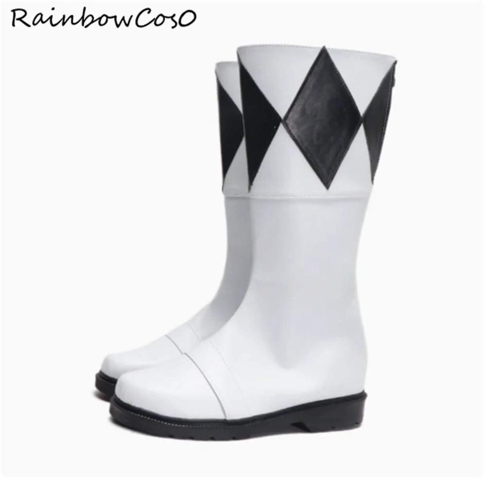 Goushi Kyoryu Sentai Zyuranger Cosplay Shoes Boots Game Anime Party Halloween RainbowCos0 W4376 4