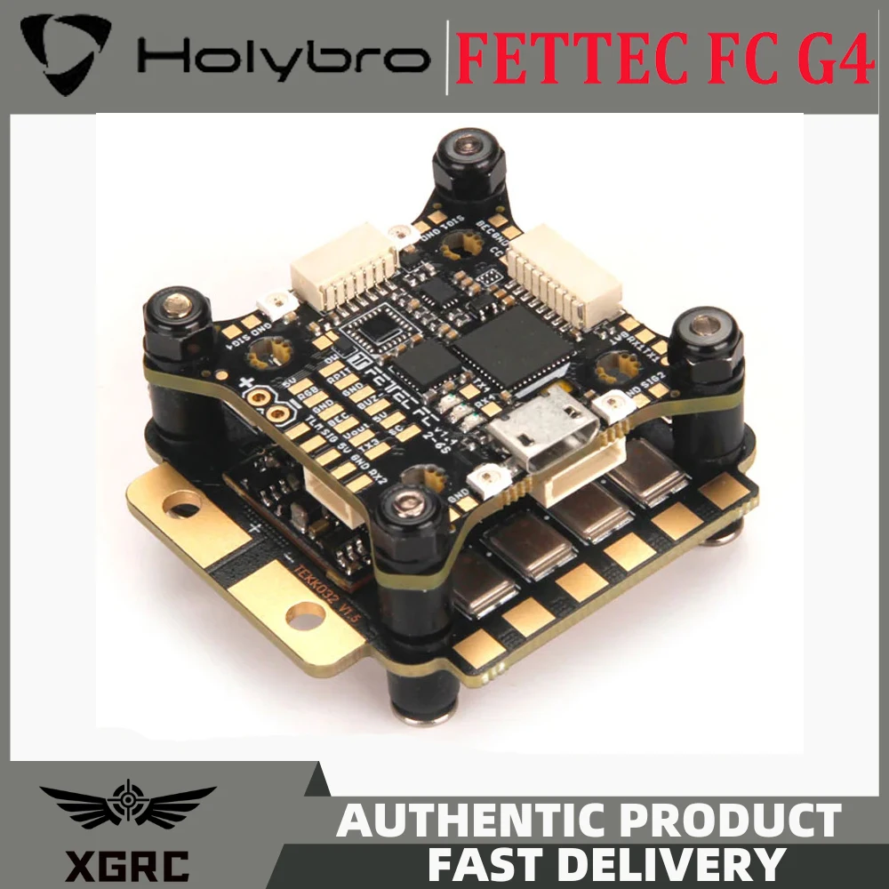 

Holybro FETtec FC G4 KISS V1.7 Flight Controller Stacks Built-in Holybro Tekko32 4 in 1 50A /Metal 65A ESC for FPV Racing Drones