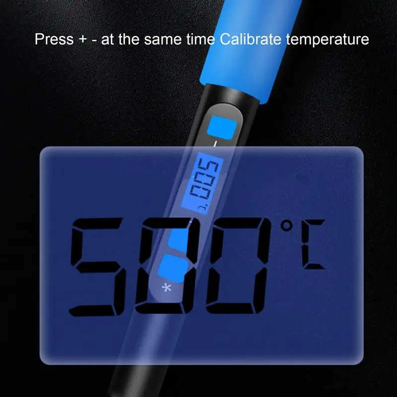 Soldering Iron 90W Soldering Welding Iron Kit Adjustable Temperature LCD Digital Welding Tools With Tips Soldering Tool For