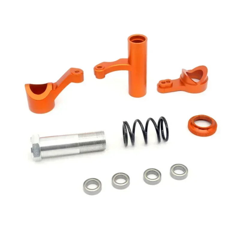 Zestaw ulepszonych elementów układu kierowniczego ze stopu aluminium 8594 do samochodów RC ZD Racing MT8/9021/9020/9116/EX-07/DBX-07