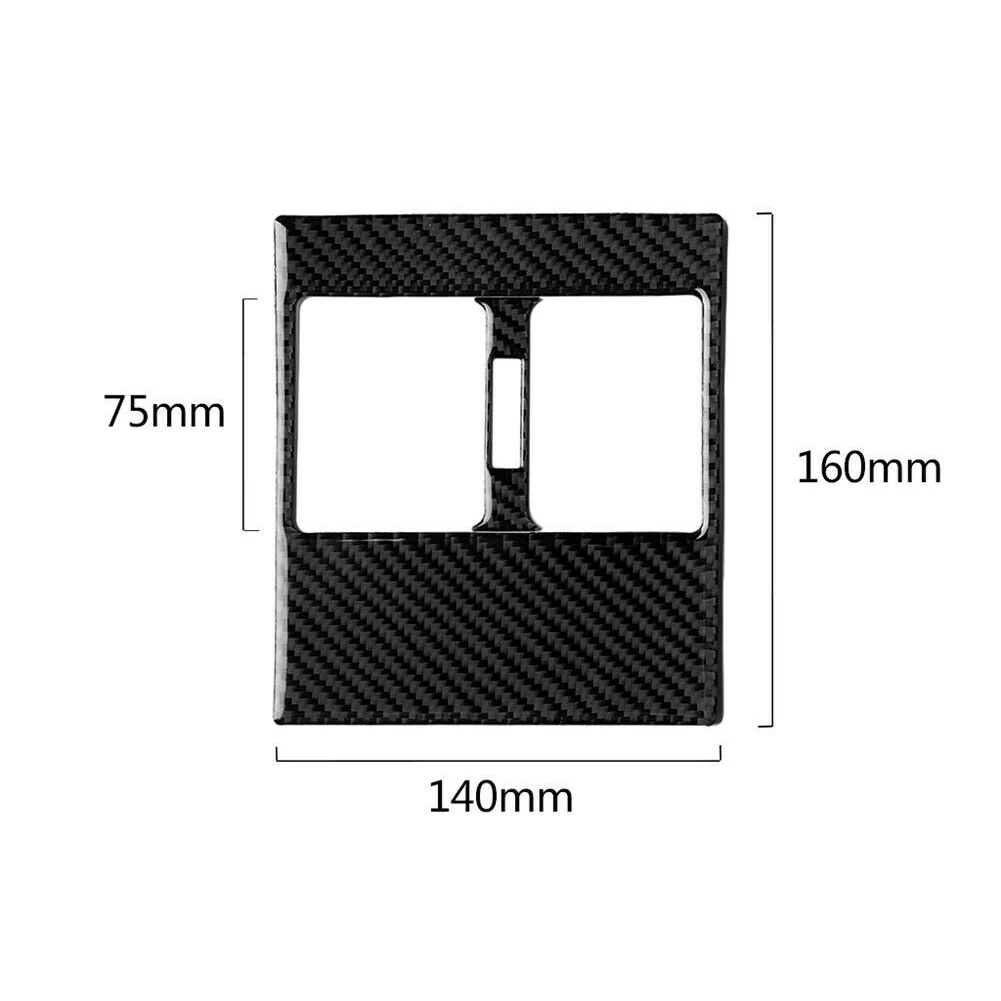 38) Easy to Install Carbon Fiber Interior Vent Trim for an Effortless Upgrade in For MercedesBenz C Class W204