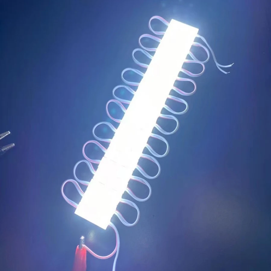 1000pcs DC 12V LED Module 2835 6500k Cool White SMD Modules with Lens 3010 Backlight Waterproof IP67 Sign Lighting Cool White