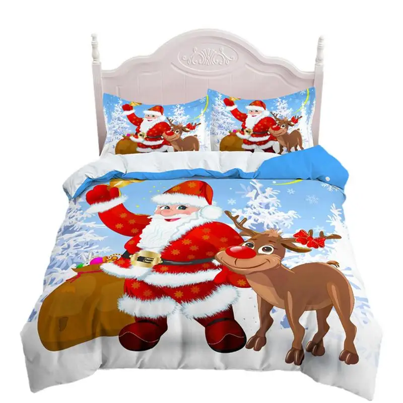 Christmas Quilt Bedding Christmas Bedding Quilt Christmas Quilt Duvet Covers 3-Piece Bedding Set King & Queen Sizes Perfect For