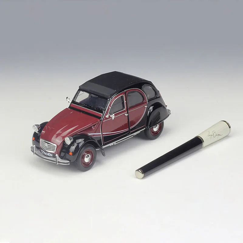 دييكاست ويلي 1:24 مقياس سيتروين 2CV 6 تشارلستون الكلاسيكية سبيكة سيارة نموذج تحصيل لعبة هدية تذكارية عرض حلية