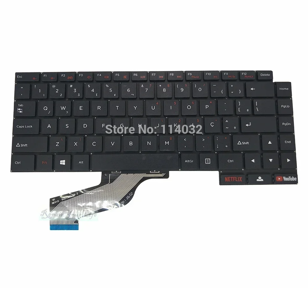 BRA/Brazil Notebook Keyboard For Positivo Motion C4500D Q.c Q4128B SCDY300-16-2 PT-BR Brazilian Portuguese Laptop Keyboards New