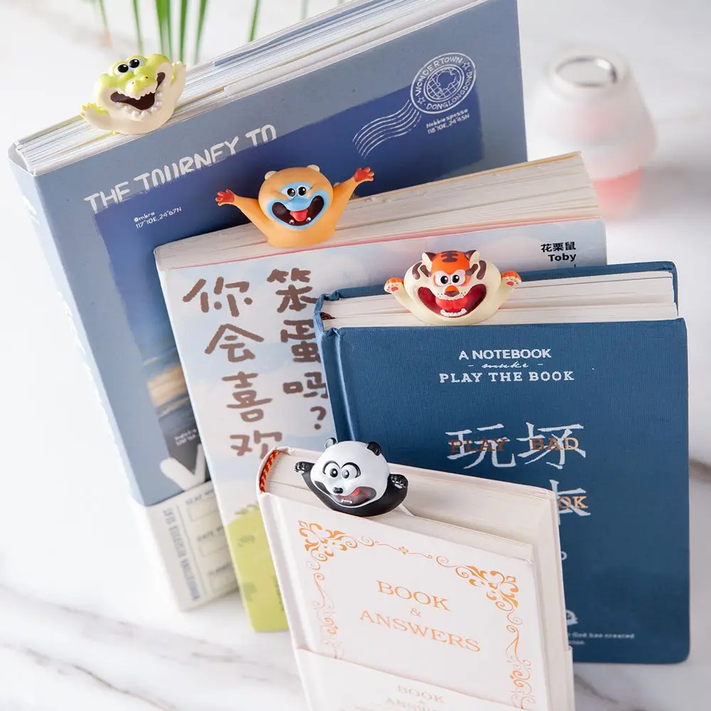 Newest 3D Bookmarks Animal Bookmark For Books Reading Lovers Sign Book Mark Learning Gift