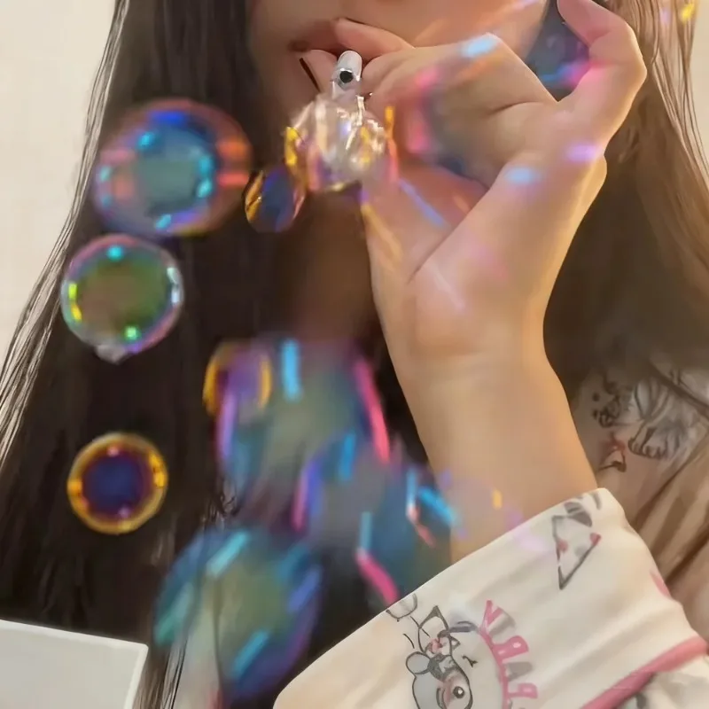 Dispositivo de Fotografía, 1 Estuche para Cigarrillos, 2 Pipas, 5 Burbujas de Agua, Divertida Máquina de Burbujas de Cigarrillos, Juguete de Caja para Exteriores