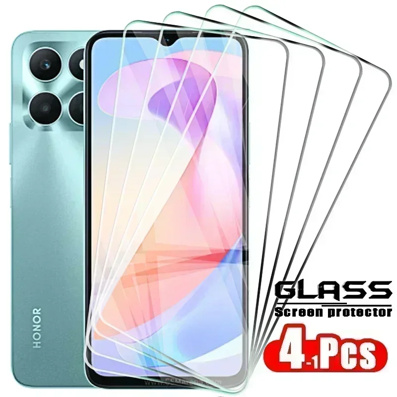 4-1PCS Tempered Glass for Huawei Honor X6a X8a X8 4G 5G X7 X6 A X5 90 70 Lite Screen Protectors Cover Film Protective Glass