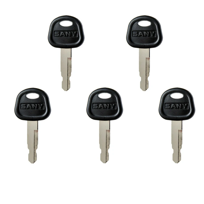 

(5) Ignition Keys For Sany Excavator Bulldozer Loader Heavy Equipment key Free Shipping