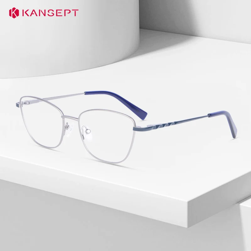

KANSEPT Glasses Light Blue Glases for Women Eyeglasses Men Reading Glass Sunglasses Man Women`s Eyeglass Frame Eyewear Lenses