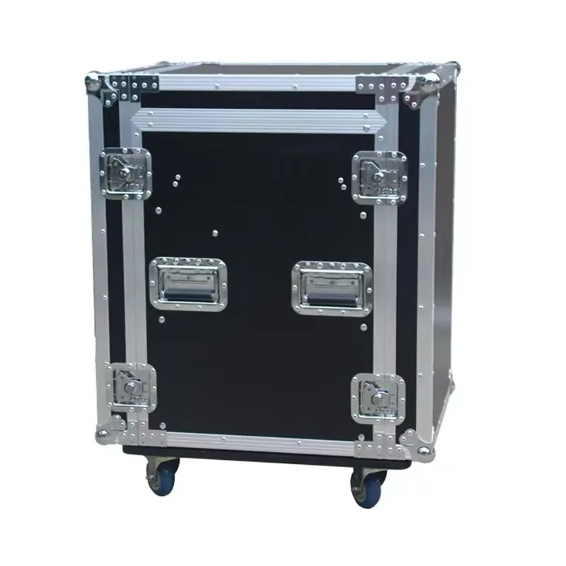 Three Door Shockproof 2 Side Desk With Mixer Stand Shock Proof Flight case
