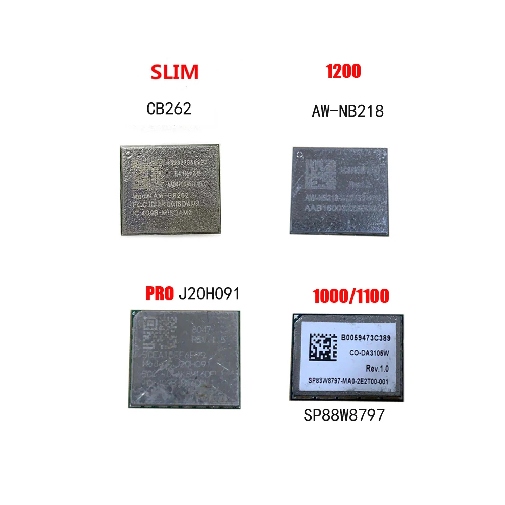 Repair parts For PS4 SLIM PRO 1000 1100 12XX game console wireless module wifi module IC REV1.0 1.1 1.2 chip replacement