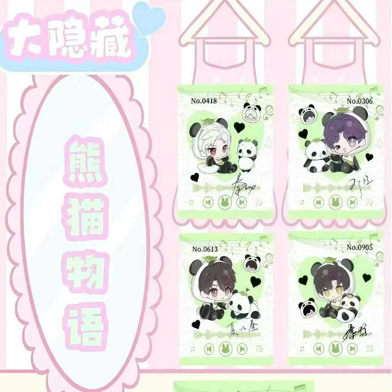 ラブ アンド ディープスペース キュート ペット スタンプ カード 55x70mm ゴールド フォイル チビ スタイル 140 デザイン コレクターズ エディション