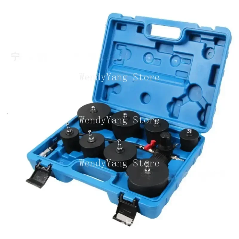 NEW 9 Piece Turbocharger System Leak Tester Sheet Metal Repair Pulley System Detector Auto Maintenance Tool