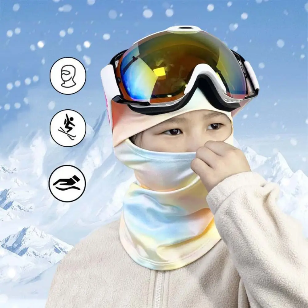 Windproof Balaclava Mask Warm Cold-Proof Children Ski Mask Full Face Headgear Head Neck Cover Riding Hiking Cycling Cap Sports