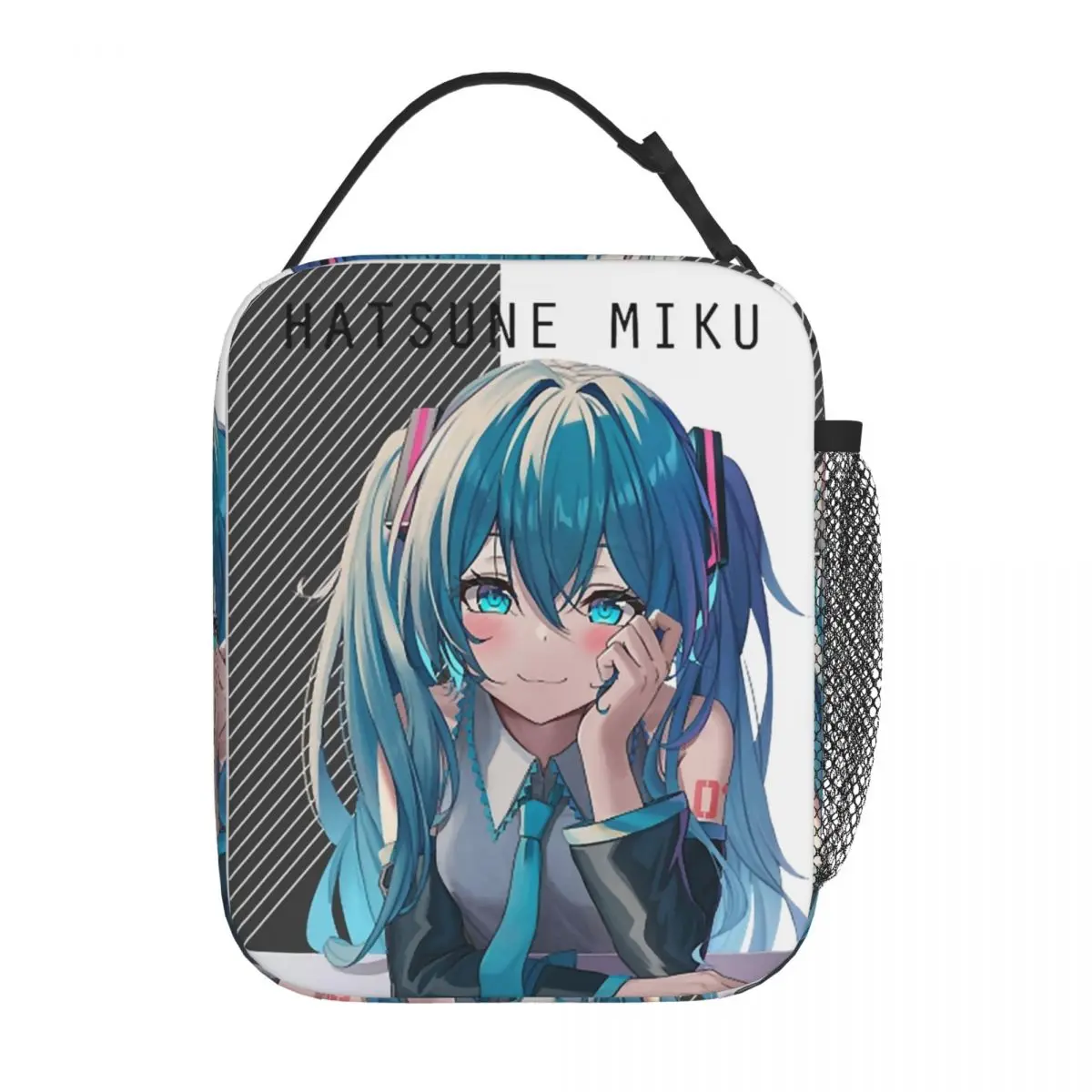 

Hatsune Miku Anime Manga Insulated Lunch Bag High Capacity Lunch Container Thermal Bag Tote Lunch Box Work Travel Men Women