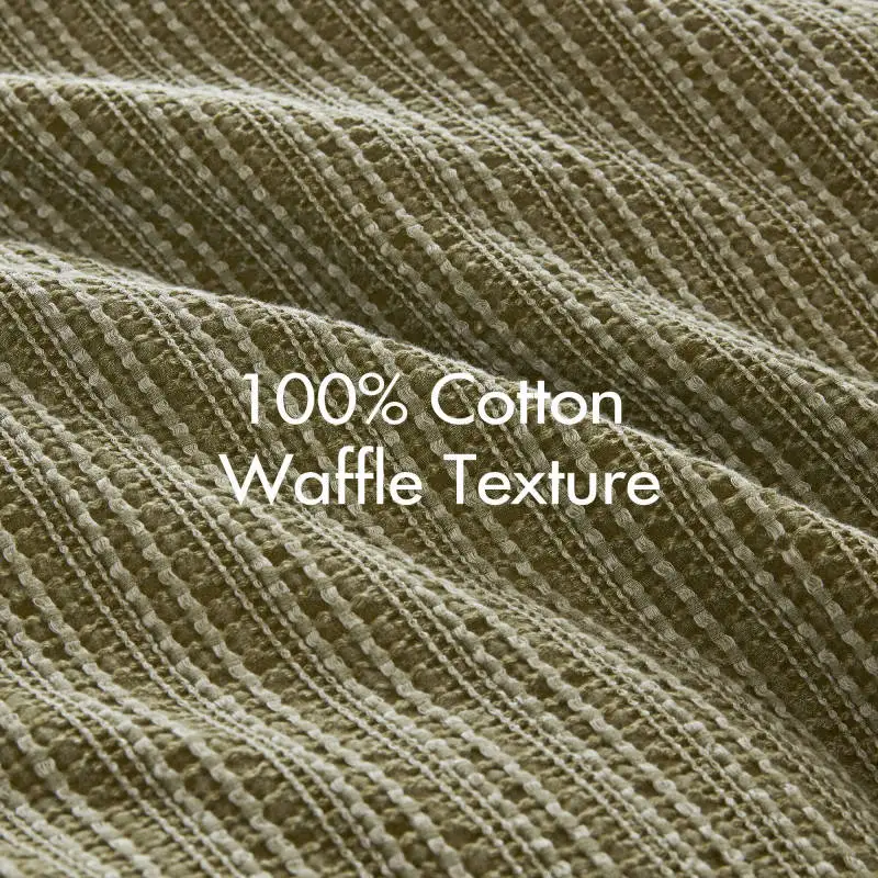 طقم لحاف مغسول بالكامل/الملكة مكون من 3 قطع