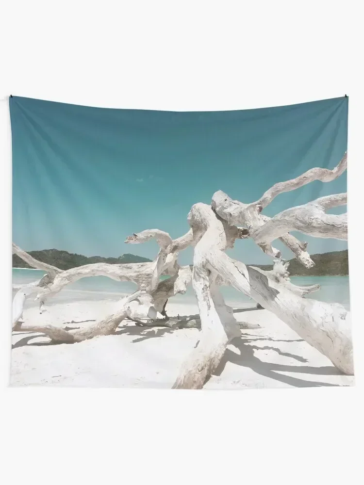 White Haven Beach, Driftwood Tapestry Wall Decoration Luxury Living Room Decoration Room Design Tapestry