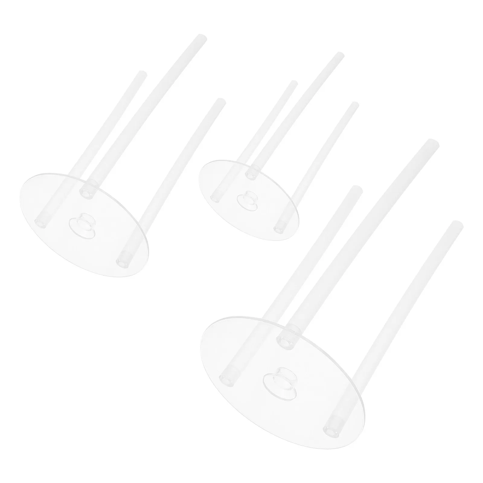 3Sets Elegant Cake Racks Simple and Exquisite Shape Add Interesting Decoration for Home and Shops Simple Cake Racks