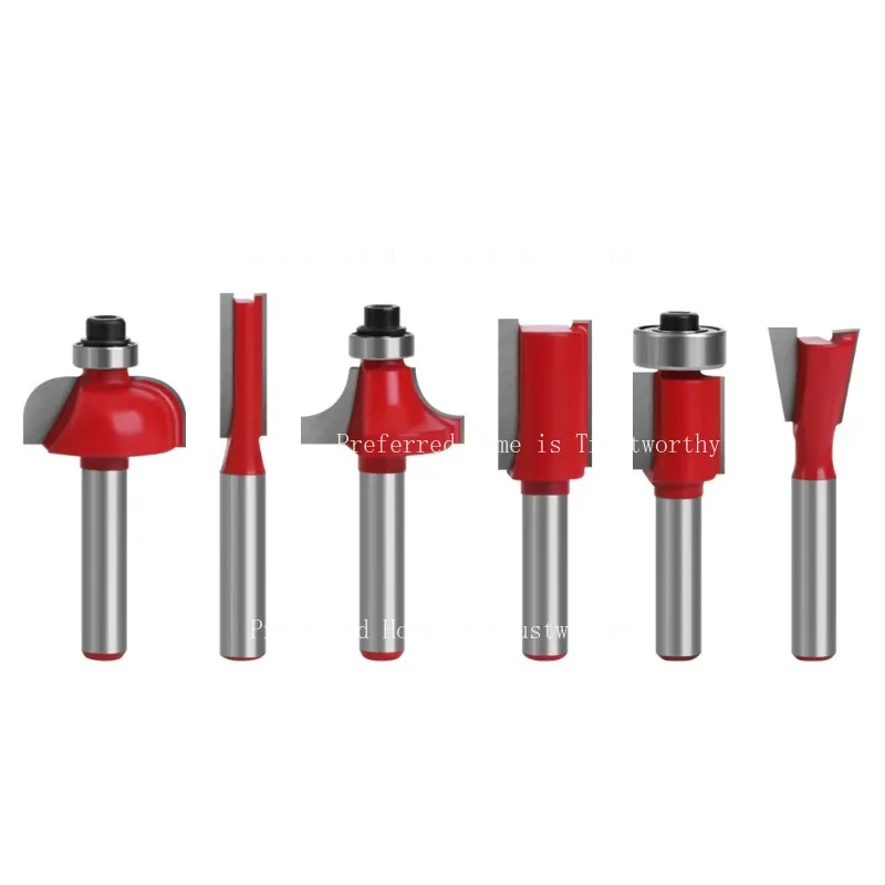 

Подходит для ручки 1/4, ручки 6,35, набор фрез из 6 предметов, торцовочный станок, набор фрезерных головок для деревообработки