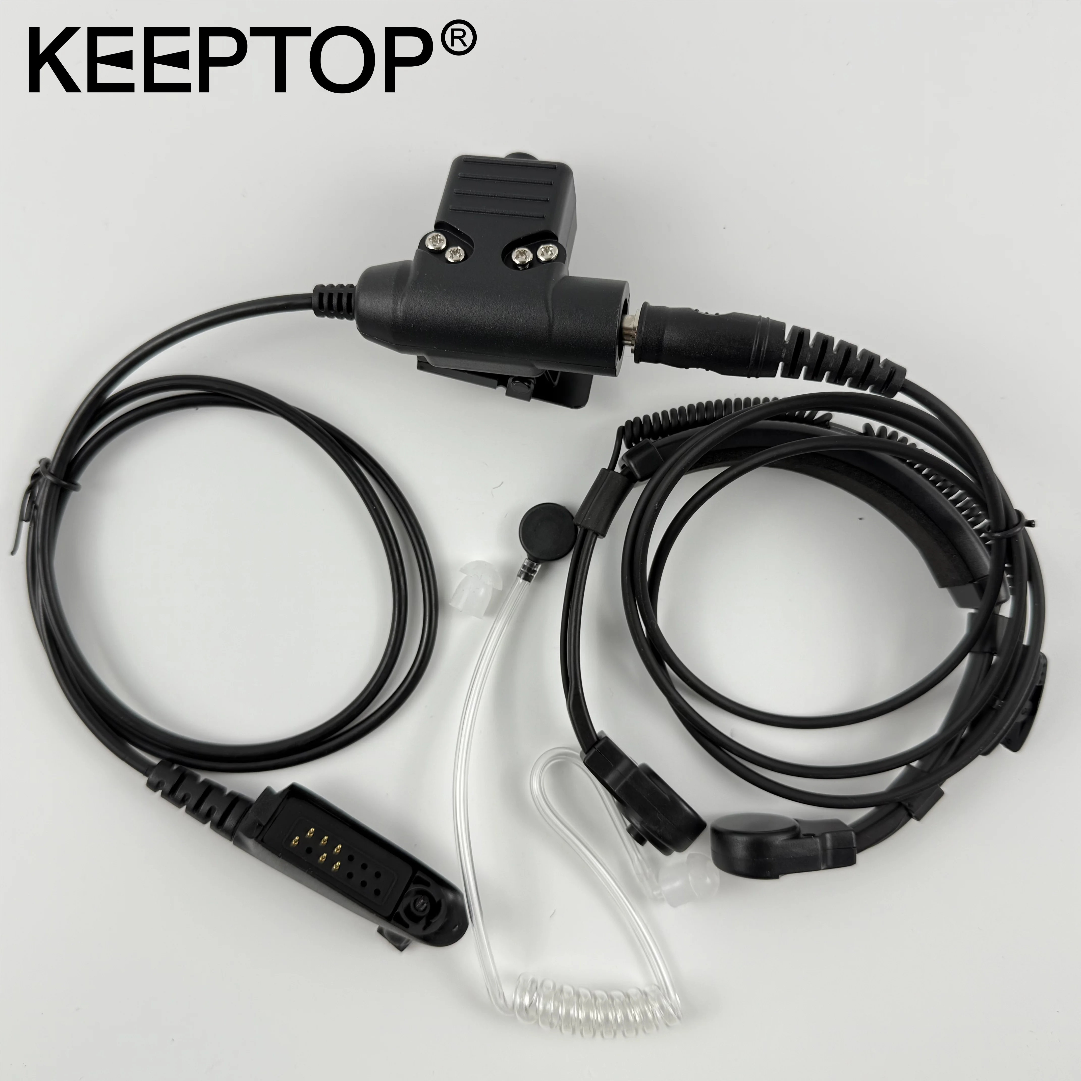 KEEPTOP Tattico U94 PTT 7.1 Spina del Cavo Adattatore Per Cuffie per Motorola GP328 GP338 GP340 360 380 320 PTX760 MTP750Walkie Talkie