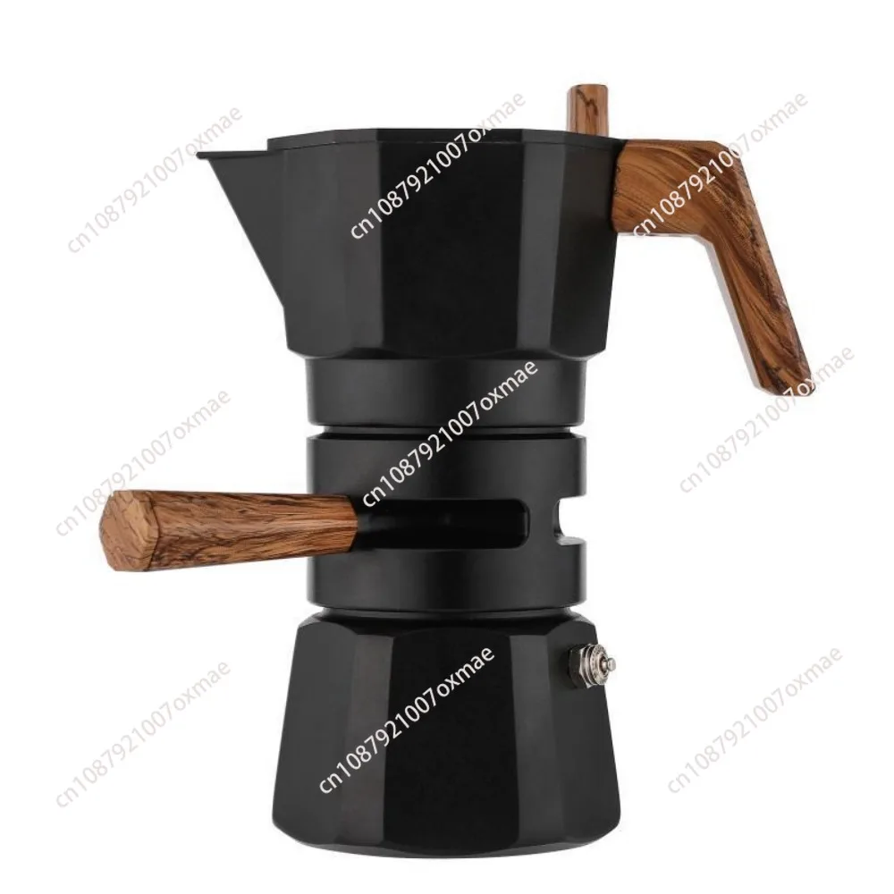 Aluminum Constant Temperature Double Valve Moka Pot Oil Coffee Pot Espresso Coffee Maker Household