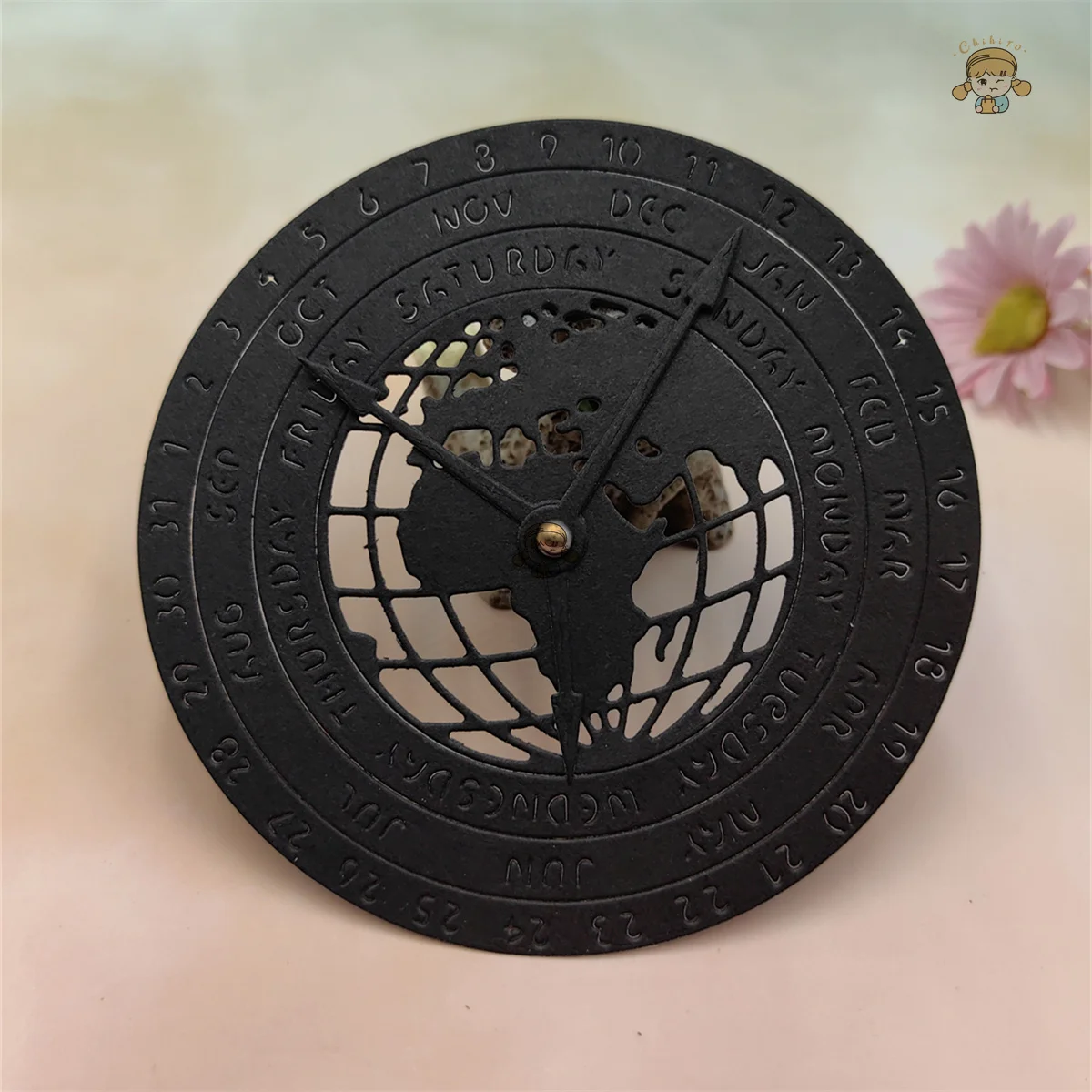 World Map New Metal Cutting Dies Compass for Scrapbooking DIY Album Embossing Folder Paper Card Maker Template Stencils