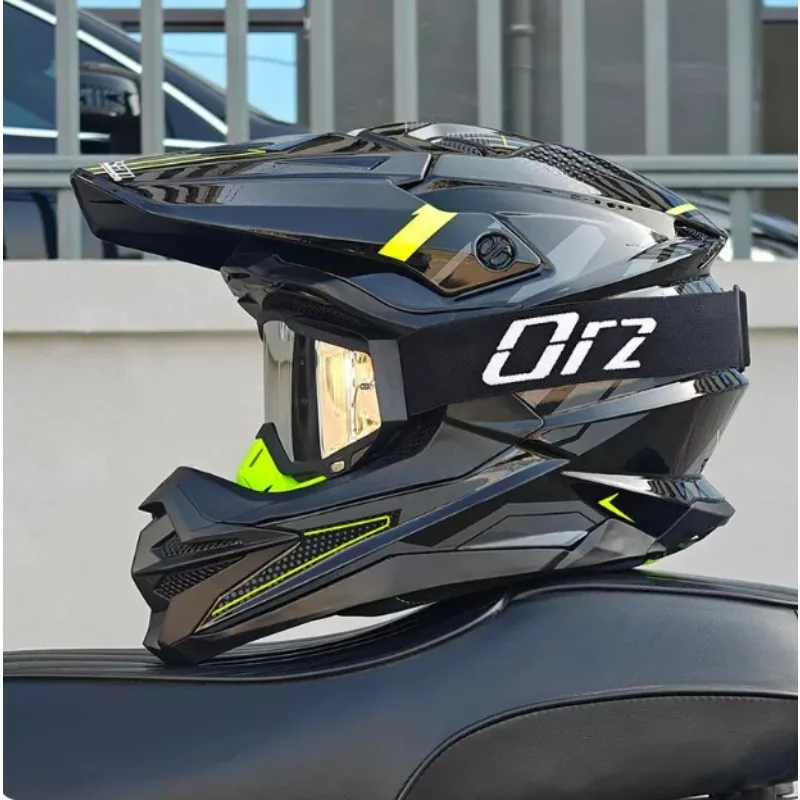 DOT Certified ORZ Motorcycle Helmets, Full-face Helmets Specifically Designed for ATVs, Racing Karting, and Other Sports