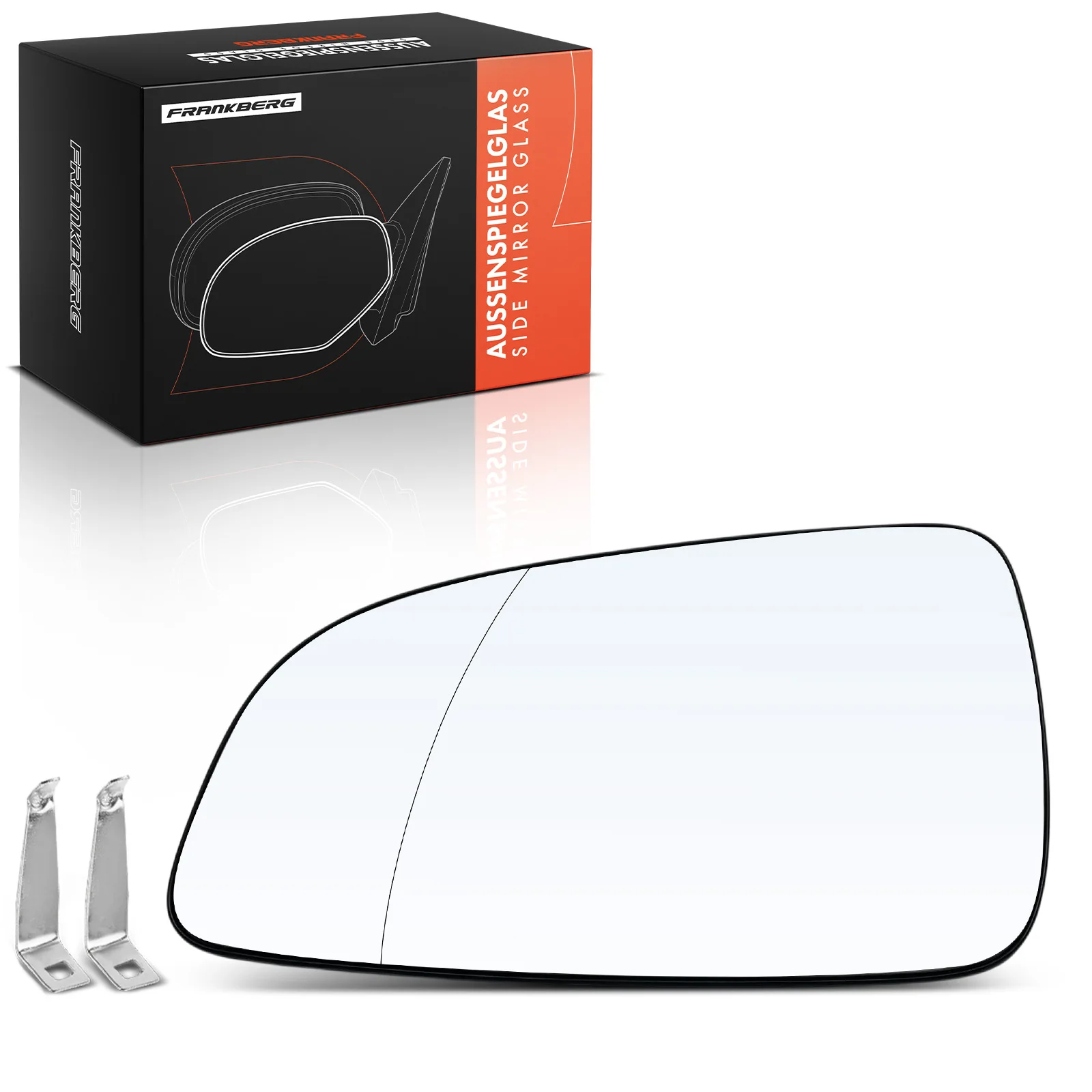 Frankberg 1x Spiegelglas Buitenspiegel Spiegel Links Voor OPEL Astra H Caravan GTC Box/Combo Saloon A04 6428786 13141985