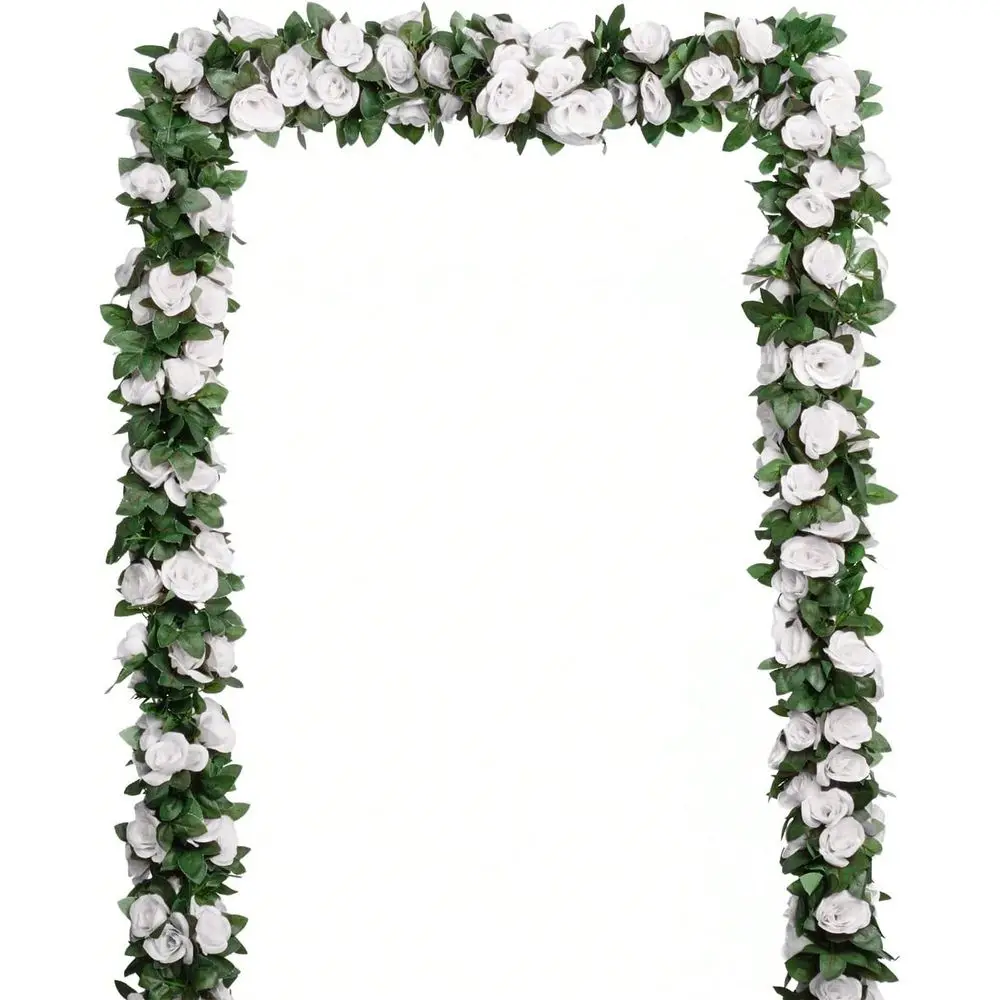 

Flower Garland Artificial Vine Garland Artificial Flowers Wedding Party Arch Garden Floral Garlands Decor Pink And Greenery
