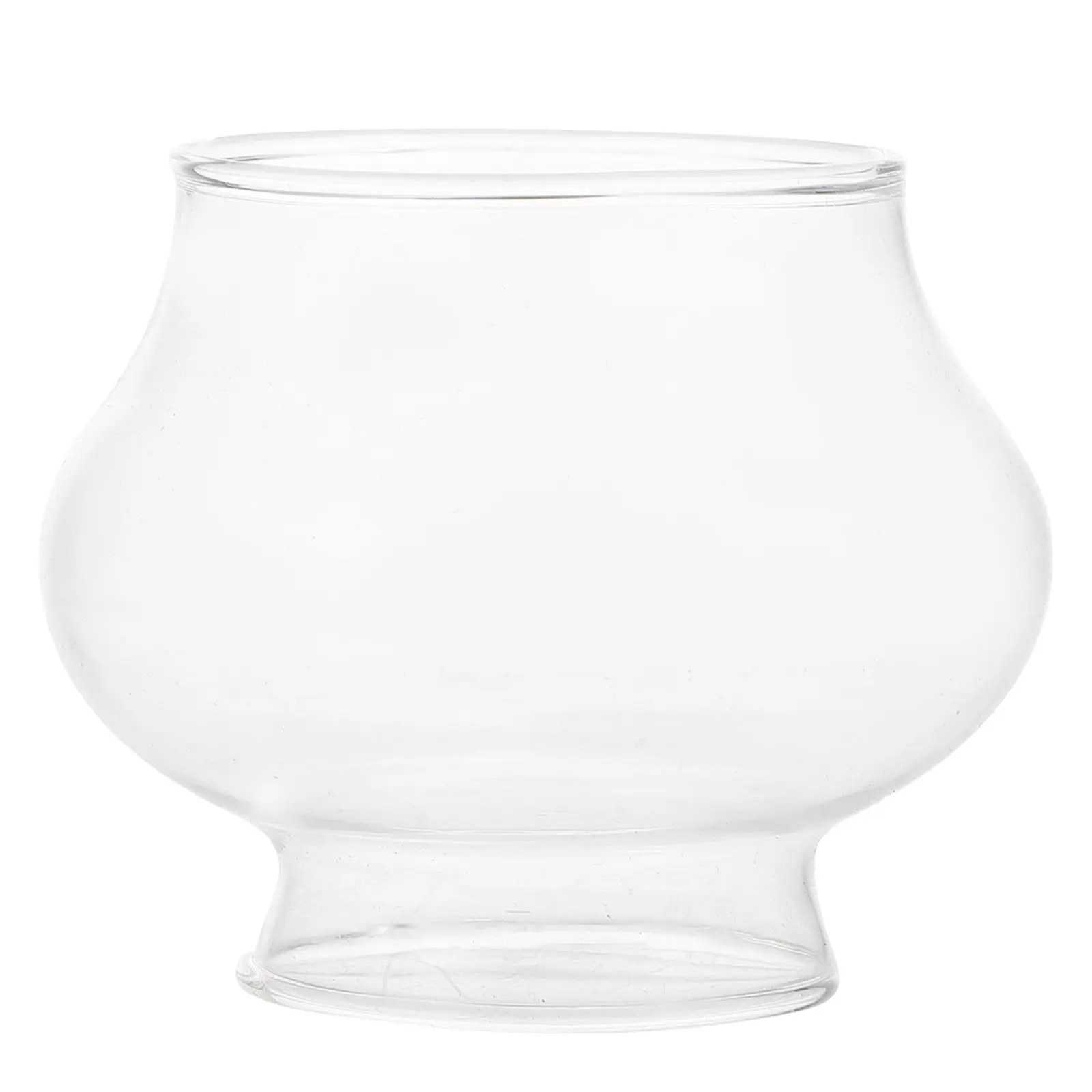 Glass Oil Lamp Cover Lampshade Protective Transparent Butter Lamp Chimney Decorative Heat Resistant Cover for Home