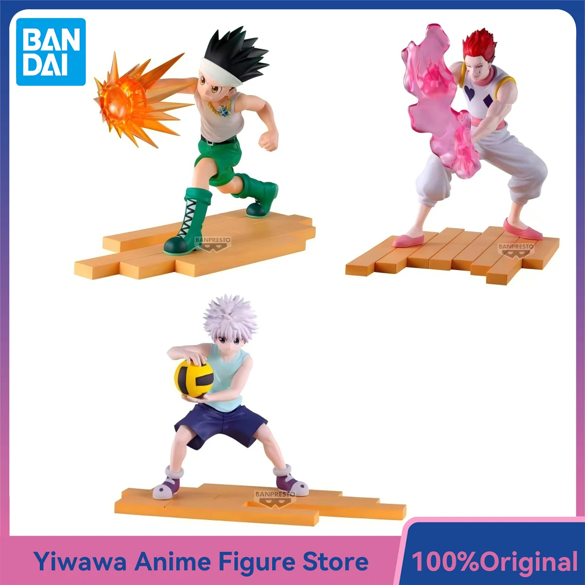 

Banpresto Hunter Hunter Hisoka Morow Gon Freecss Killua Zoldyck G.I. Издание аниме фигурка орнамент тонкая Коллекционная модель игрушки