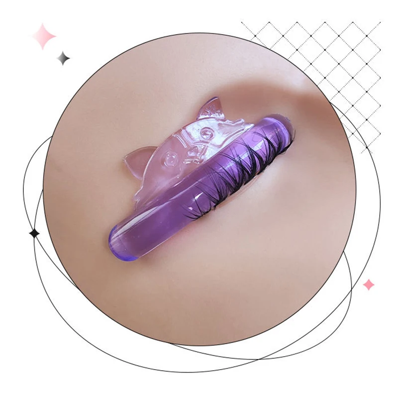 Coussinets de permanente de cils en Silicone en forme de C, 5 paires, Style chiot, tige de cils en gelée, bouclier de levage, recourbe-cils 3D, accessoires, outil de maquillage