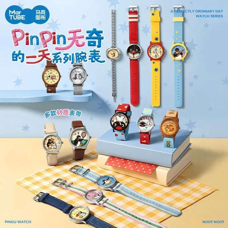 Original Martube Pingu A Perfectly Ordinary Day Watch Series Watch Series Blind Box Watch Ornament Collect Toys Birthday Gifts view 4