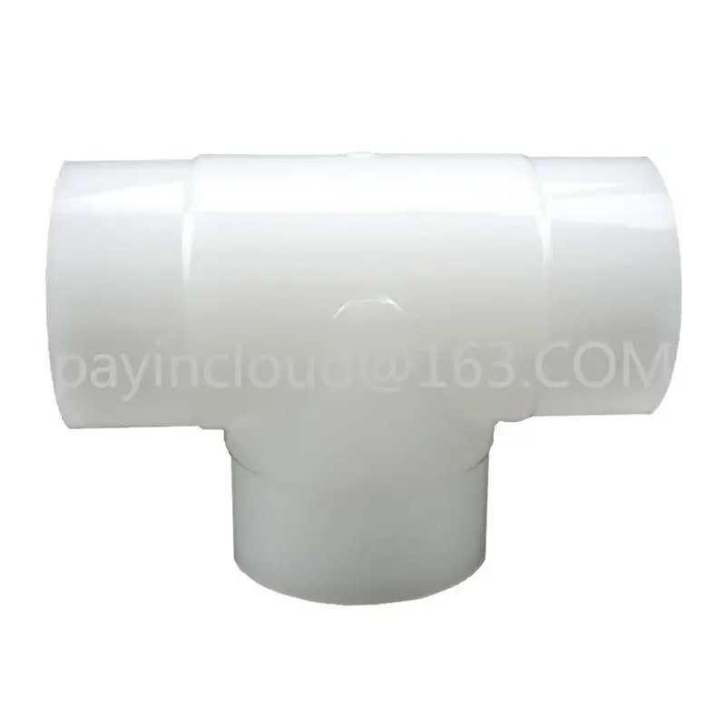 Suitable for Butt Welding Tee Pipe Connector Accessories Complete Collection of PVDF Plastic 3-Way