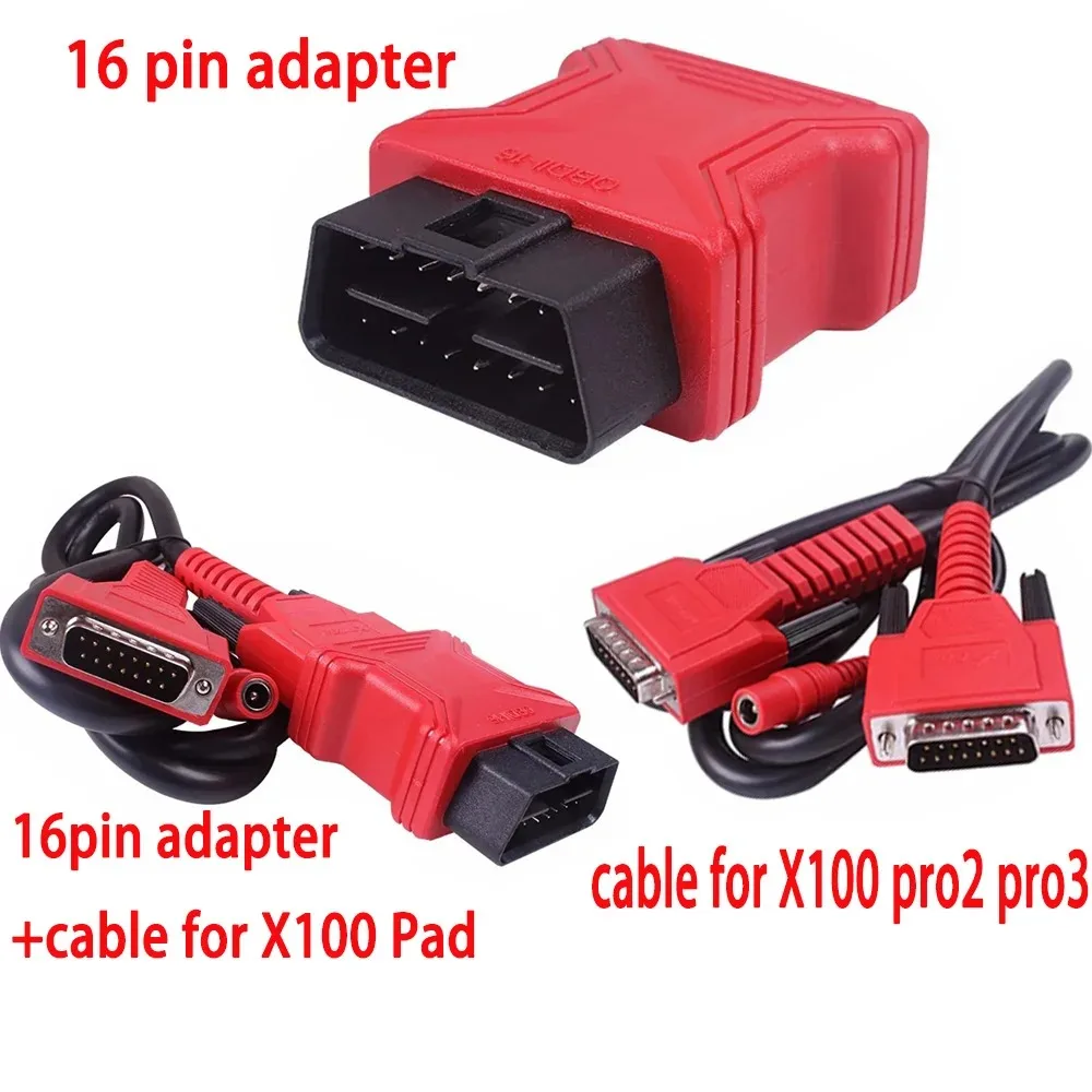 Универсальный 16-контактный адаптер XTOOL OBD2 X100 Pro, основной кабель-коннектор, диагностический кабель для X100 Pad2/ PAD3/D7/D8/ A80PRO/IP819