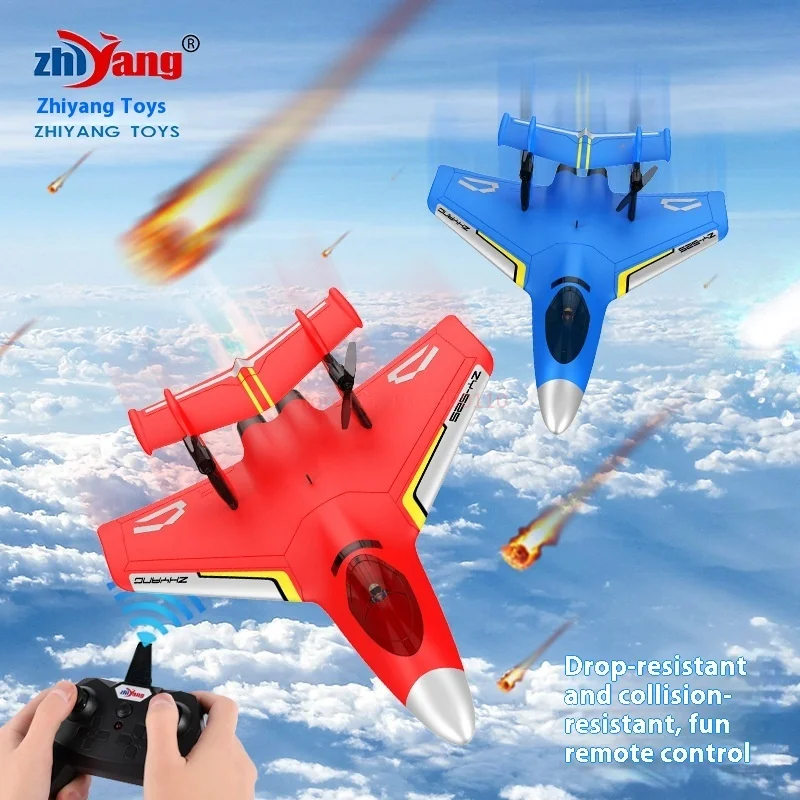 Zy525 طائرة التحكم عن بعد المياه Su57 Mig29 J11 الأولاد والأطفال لعبة الطائرات الصغيرة نموذج طائرة المياه الأرض الطائرات