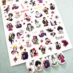 Anime Hunter 3D Design Decal Stamping Back Glue DIY Decoration manicure tools Nail Sticker TSC 159