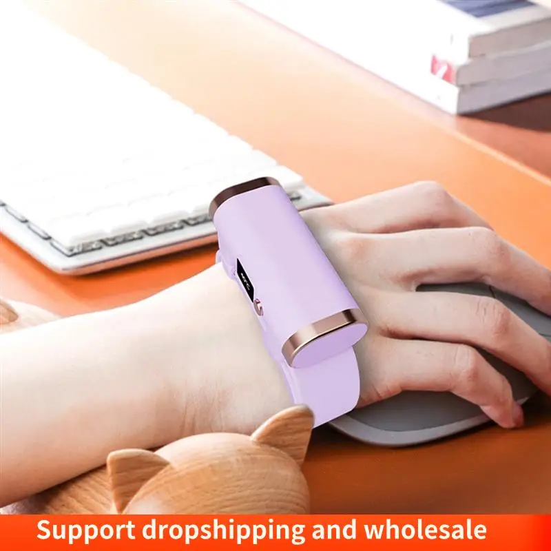 AA86 มืออุ่นสร้อยข้อมือฤดูหนาวมืออุ่นกระเป๋าเดินทางความร้อนอย่างรวดเร็ว USB ชาร์จในครัวเรือนกลางแจ้ง Handy WARM-E ทนทาน
