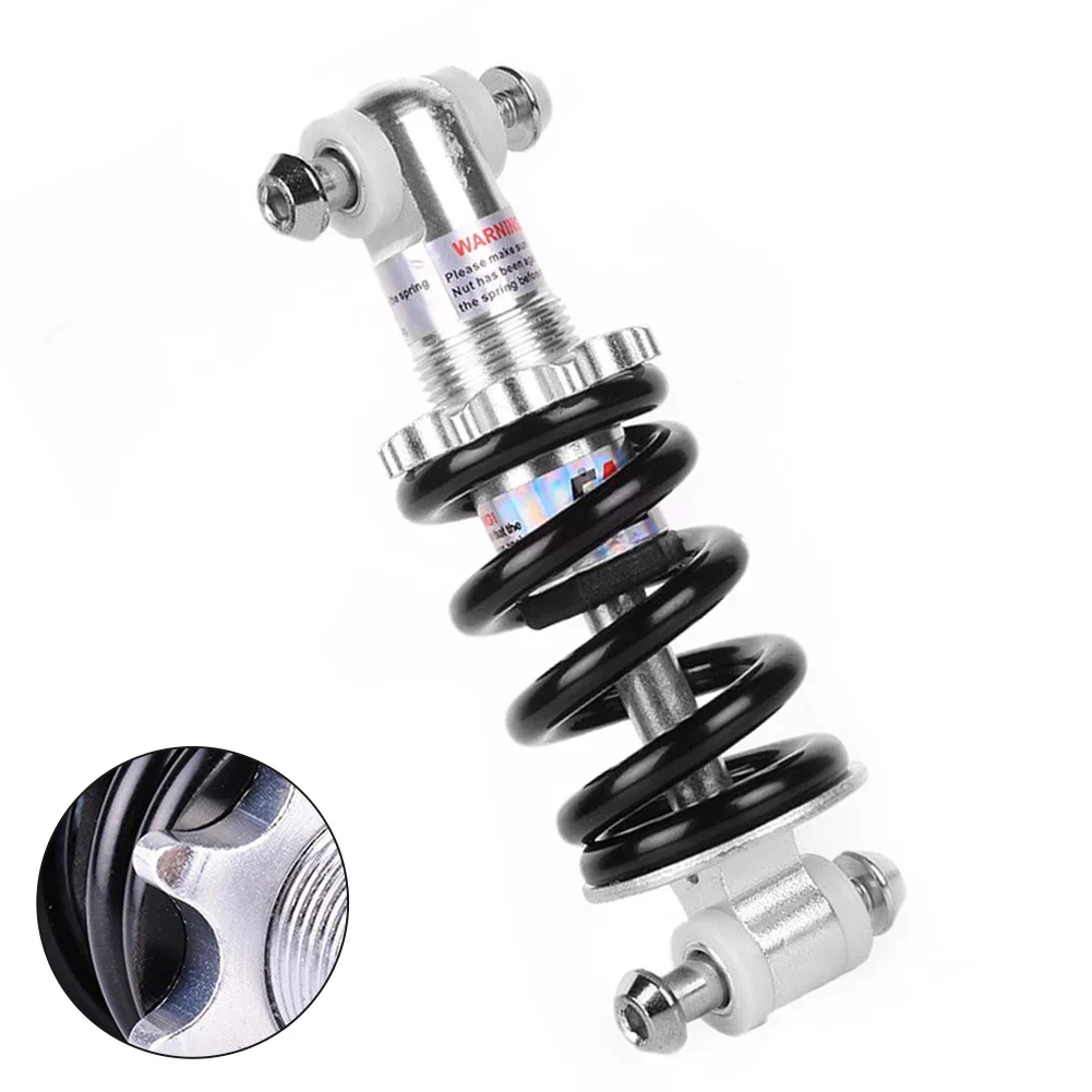 

1pc MTB Bike Bicycle Shock Absorber 100/125/150MM Electric Bicycle Rear Suspension Spring Shock Absorber Aluminium Alloy Cycling