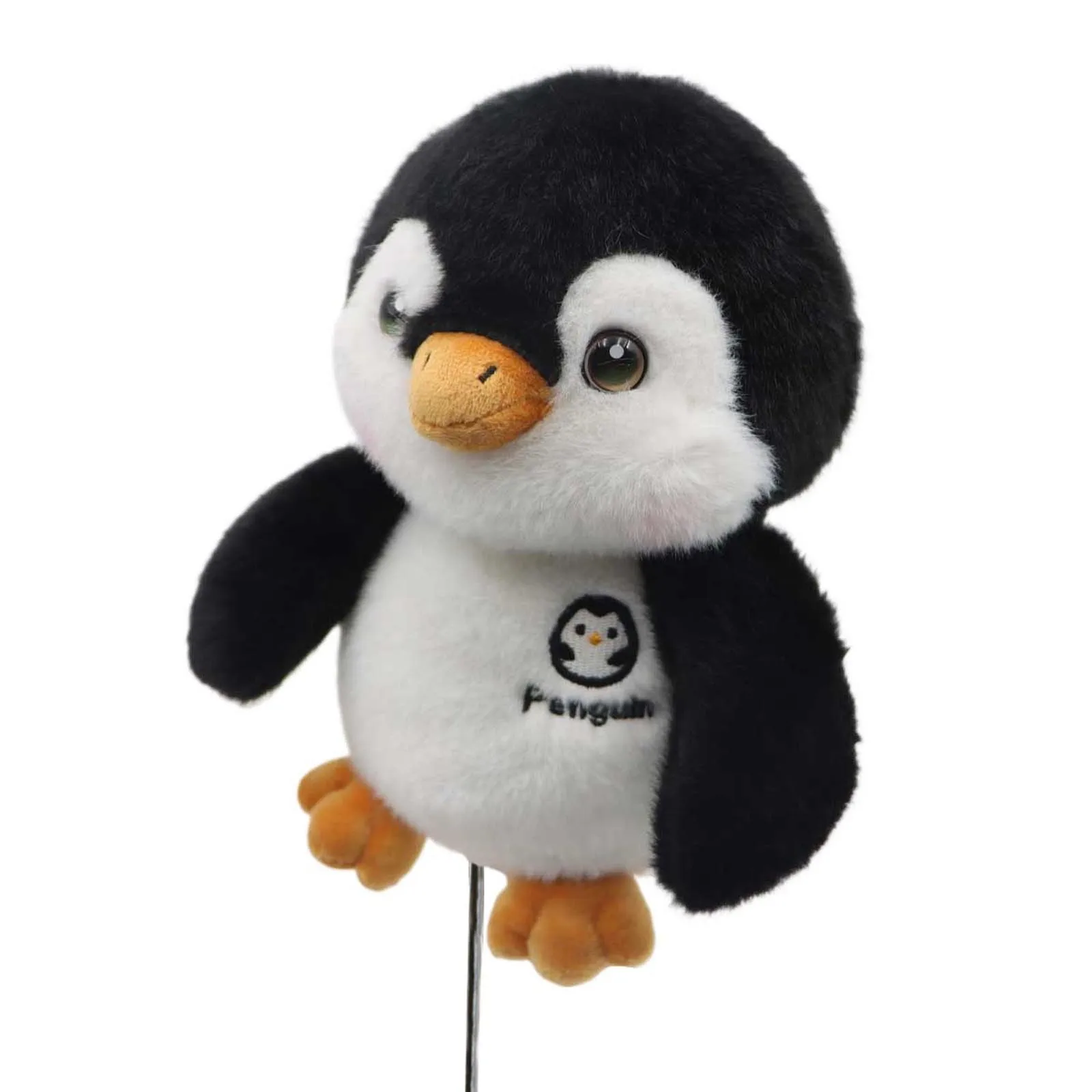 Cute Plush Penguin Golf Club Head Cover Driver Fairway Wood Protector Club Headcover for Golfing view 6