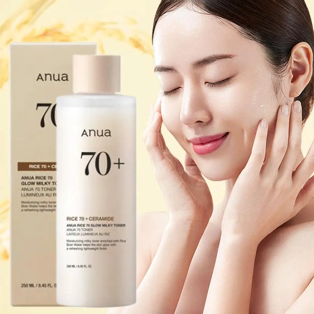 

Anua Rice 70 Glowing Milky Toner Brightening Niacinamide Serum Toner Face Toner for Glass Skin Korean Skin Care Beauty Products